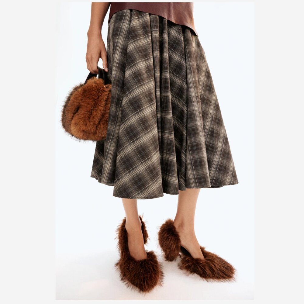 BNWT H&M A/W 2025 Cotton Circle Skirt Sizes 4,6,10,12,18